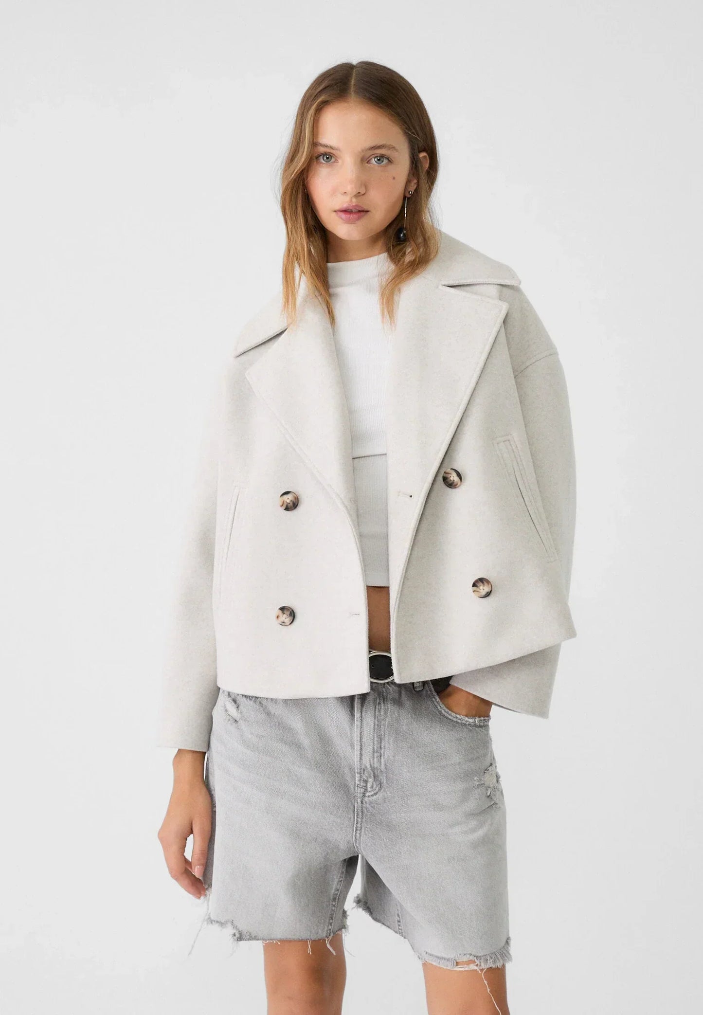 Camille | Women’s Cropped Double-Breasted Jacket – Elegant & Modern Style Staple